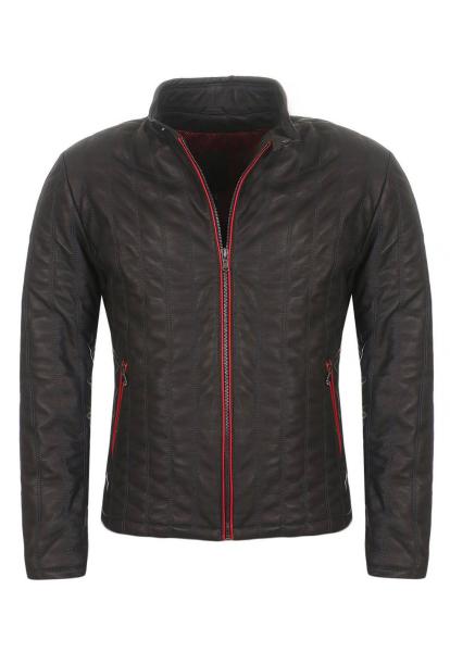 Leather jacket Armano