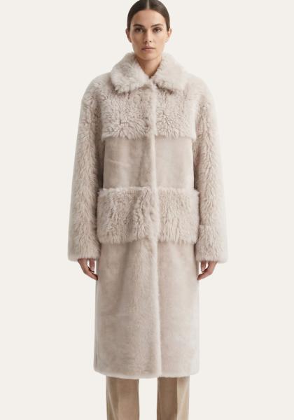 Shearling Lammfell Wendemantel Modell 1022