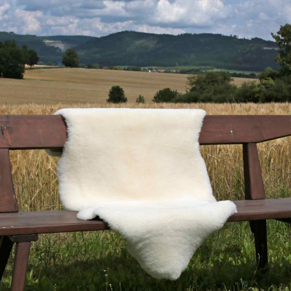 Lammfell Champagner Kurzhaar Wollhöhe 3-4 cm