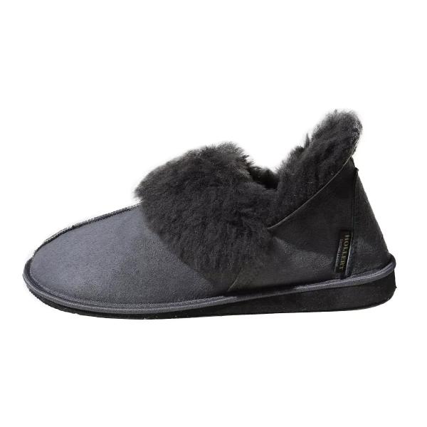 Lammfell Hausschuhe B-Ware Kanada Anthrazit 45