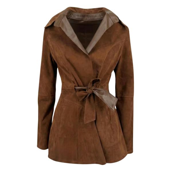 Lederjacke Braun – Beidseitig tragbar