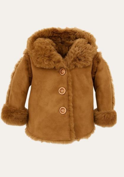 Winterzauber Mädchenjacke – weich & gemütlich