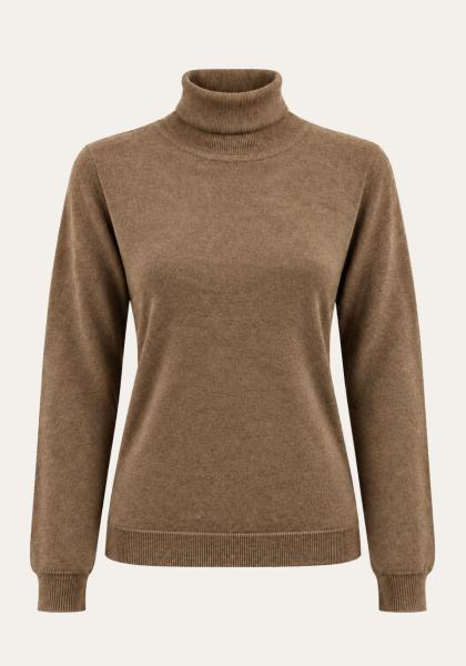Rollkragenpullover aus Seide & Kaschmir Modell XF0802 Feinstrick