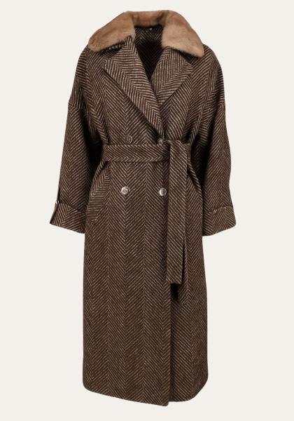 Mantel Clara – Eleganz in Kaschmir und Struktur