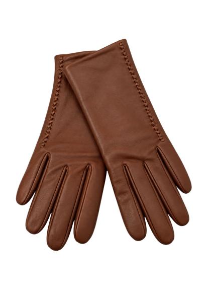 Damen Lederhandschuhe aus Anilin-Lammleder mit Cashmere Modell O06
