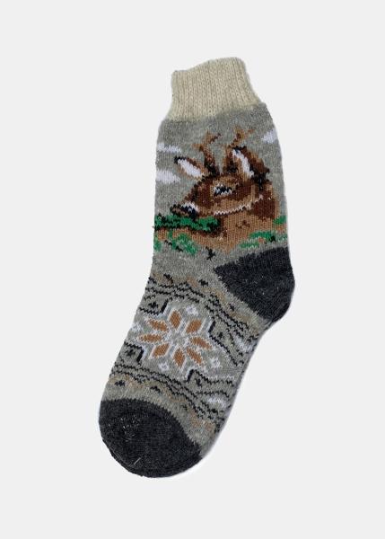 Merino wool socks Roe Deer