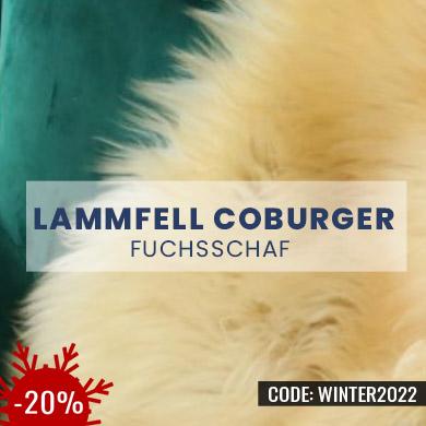 Lammfell Coburger Fuchsschaf 