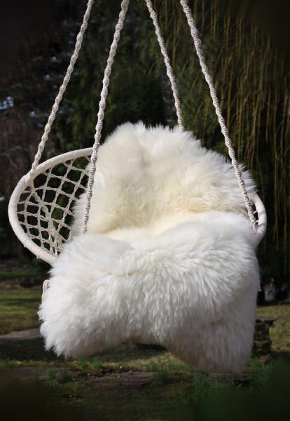 Sheepskin champagner 110-120 cm ecologically tanned