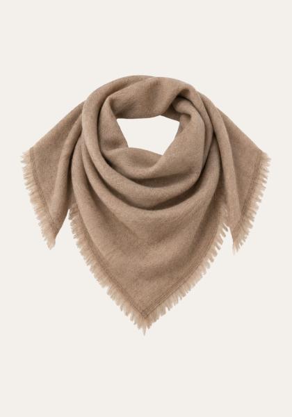 Halstuch aus Wolle & Cashmere mit Fransen Modell W2609S