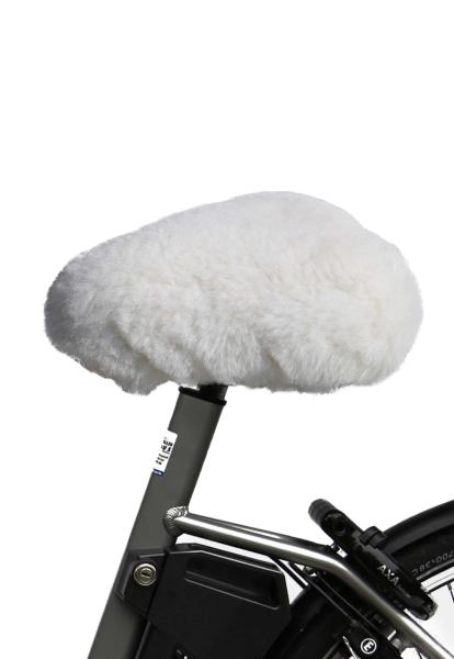 Bicycle seat cover White