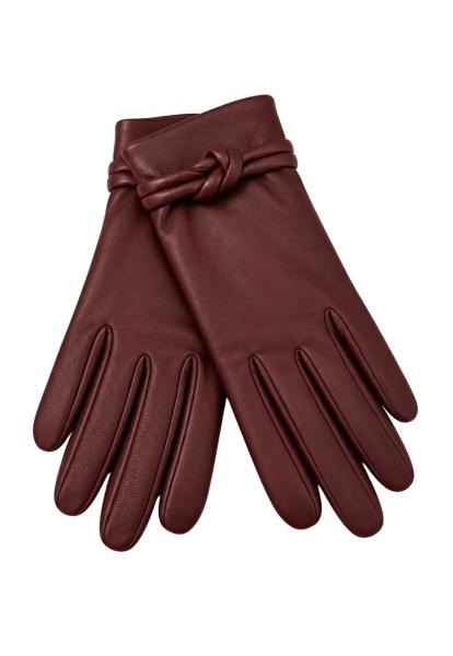 Damen Lederhandschuhe mit 100% Cashmere-Futter Modell O02