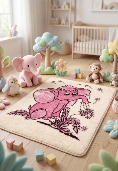 Wolldecke Merino Elefant Pink