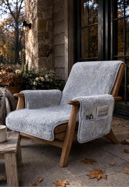 Armchair Pad Armchair Protector Made of Merino Wool Felix
