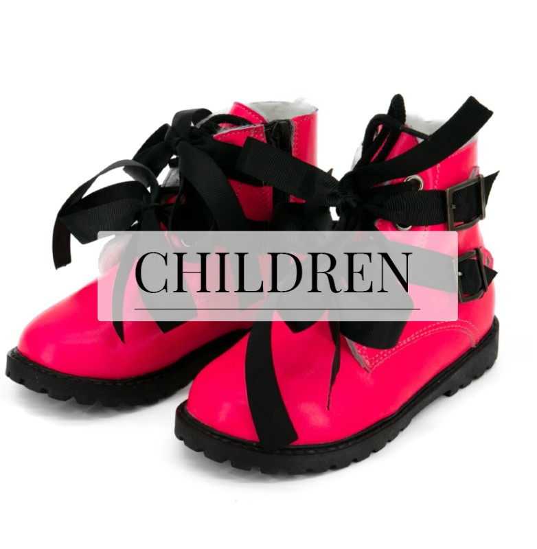 Children shoes lambskin