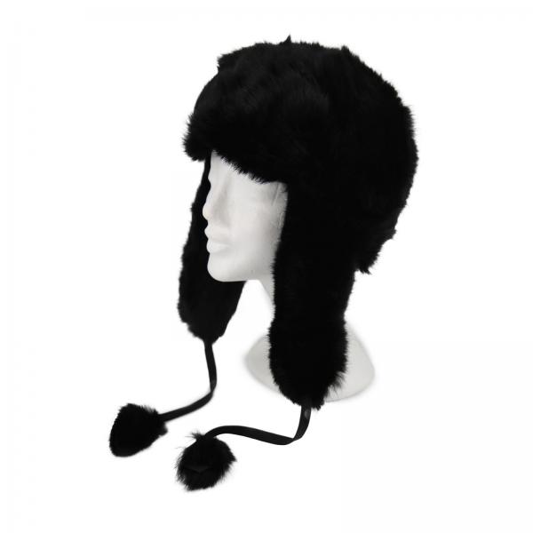 Pelt hat with earflaps