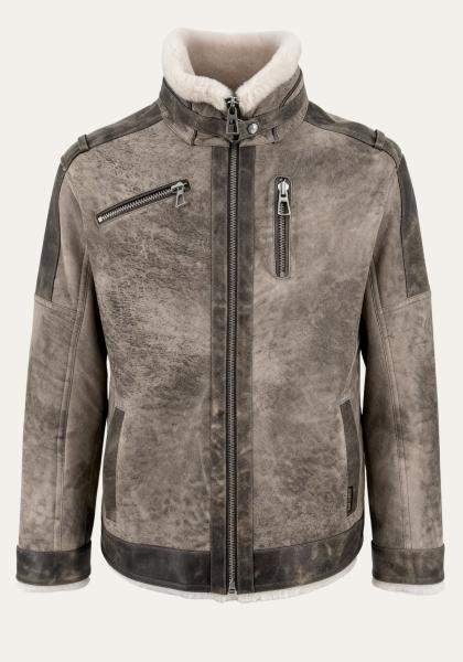 Vintage-Lammfelljacke Henrik – Raffinierter Look mit urbanem Anspruch