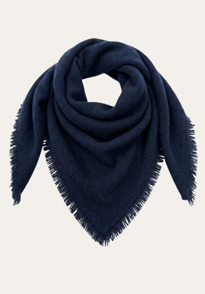 Halstuch aus Wolle & Cashmere mit Fransen Modell W2609S