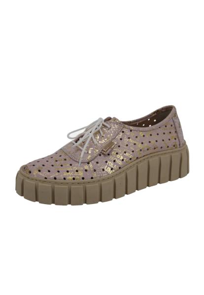 Leather Platform Sneakers W-2279