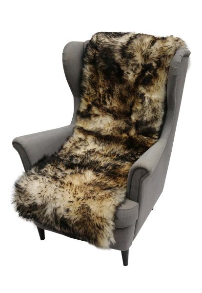 Sheepskin armchair cover 160 x 50 cm Stracciatella