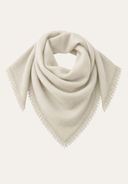 Halstuch aus Wolle & Cashmere mit Fransen Modell W2609S