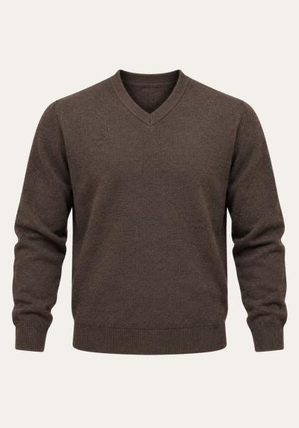 Feinstrickpullover aus Lammwolle Modell YAKA