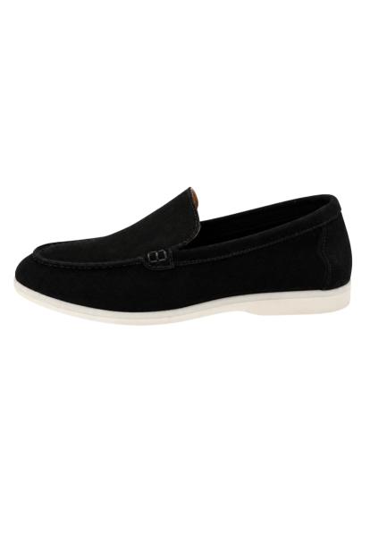 Herren Loafer aus Leder in Schwarz - Komfort & Stil HOL60