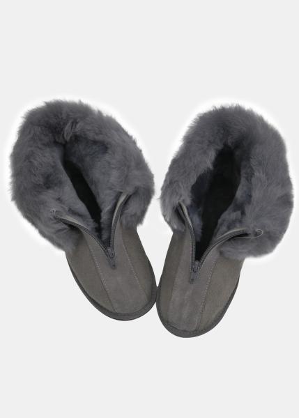 Sheepskin slippers - ALASKA GRAY