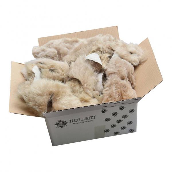 Sheepskin fur remnants 1,5 kg