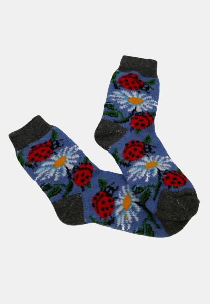 Merino wool socks Flower