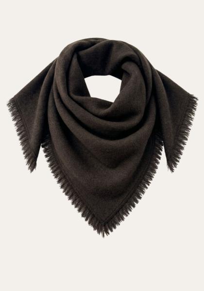 Halstuch aus Wolle & Cashmere mit Fransen Modell W2609S
