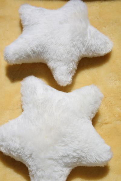 Sheepskin pillow Star