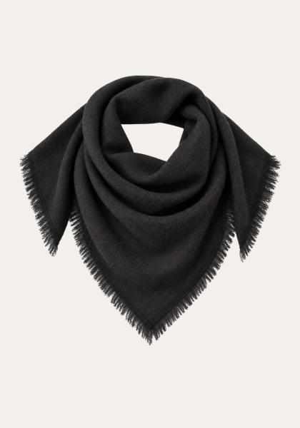 Halstuch aus Wolle & Cashmere mit Fransen Modell W2609S