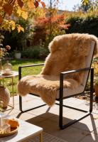 Vorschau: Lammfell Merino Cappuccino
