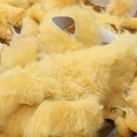 Vorschau: Lammfell Bastelfelle 1,5 kg Gelb