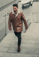 Vorschau: Lammfelljacke Tomek Zimt