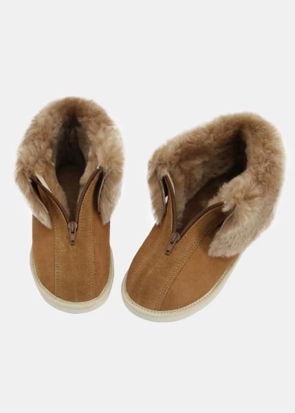 Sheepskin slippers Alaska Cognac